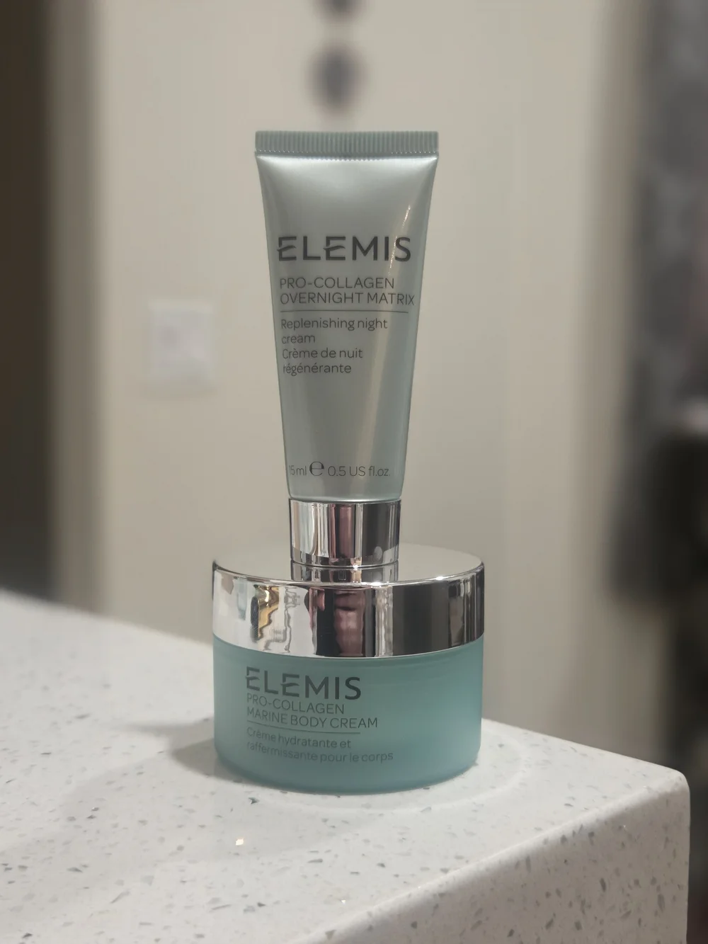 Elemis Pro-Collagen Marine Body Cream 50ml & Overnight Matrix 15ml Bundle